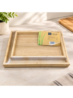 Str Store 2'li Bambu Tepsi
