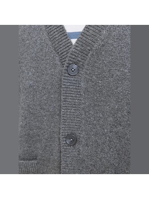 JJ Erkek Loose Fit V Yaka Triko Hirka - Norrebro