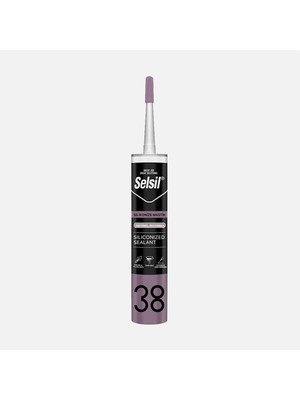 Selsil Silikonize Akrilik Mastik 500 gr Gri