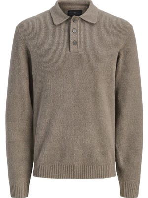 Jack & Jones Jprblawesley Knıt Polo Ls Bf Ln