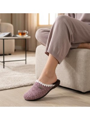 Ceyo 9866-60 Kadın Kışlık Ev Terliği Pembe 36-40