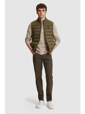 U.S. Polo Assn. Erkek Koyu Haki Kanvas / Chino Pantolon 50328976-VR111