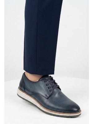 Lucianobellini Mavi Eva Taban Loafer