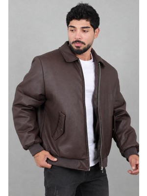 Stil Kombin Cep Detay Dolumlu Içi Kürklü Suni Deri Mont Kmd 897_50533