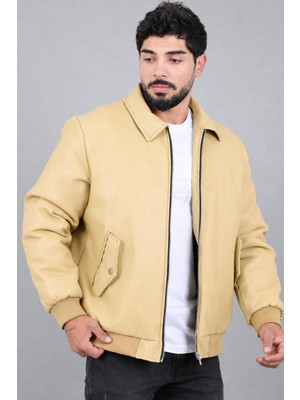Stil Kombin Cep Detay Dolumlu Içi Kürklü Suni Deri Mont Kmd 897_50533