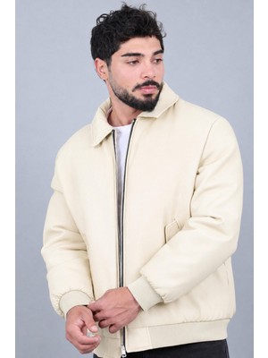 Stil Kombin Cep Detay Dolumlu Içi Kürklü Suni Deri Mont Kmd 897_50533