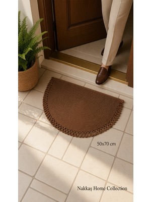Nakkaş Home Kapı Önü Yarım Ay Jüt Paspası 50X70 Diğer