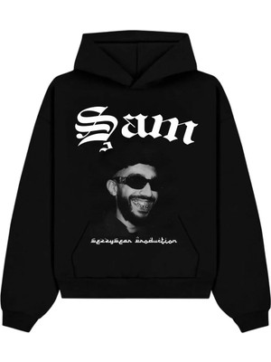 Wezzy Şam Arka Baskı Hoodie