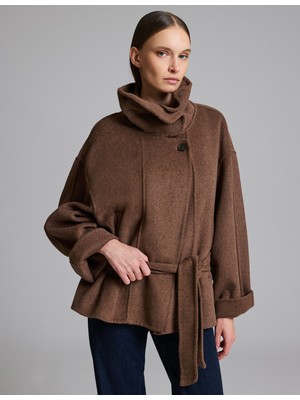 Pierre Cardin Kahverengi Kaşe Mont 50329302 VR029