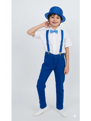 Nats Kids Erkek Çocuk Mavi Kostüm 23 Nisan 29 Ekim 10 Kasım 19 Mayıs Gösteri Kıyafetleri