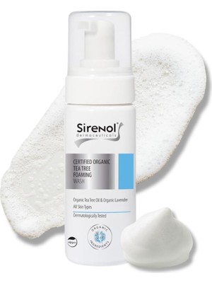 Sirenol Organik Sertifikalı Çay Ağacı Temizleme Köpüğü