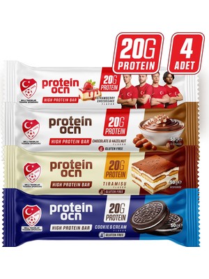 Proteinocean Protein Bar - Karma Kutu - 50G x 4 Adet