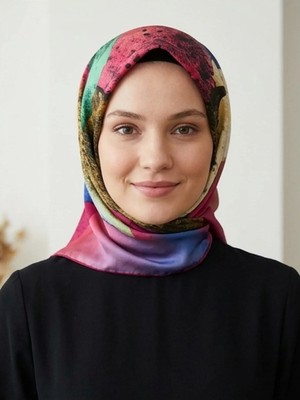 East West Trading Soyut Desenli Çok Desenli Kadın Eşarp