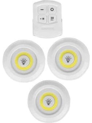 Gy Atelier LED Işık Kablosuz Uzaktan Kumandalı LED Ampul Seti 3'lü Set