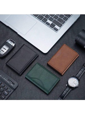 Gy Atelier Bbtech Magsafe Özellikli Mıknatıslı 5 Bölmeli Stand Olabilen Suni Deri KARTLIK%100 Yerli Üretim;taba