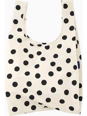 Baggu Puantiyeli Katlanabilir Naylon Tote Omuz Çantası