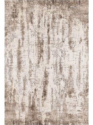 Gy Atelier Gloria TD329 Kahverengi Modern Desen Dokuma Saçaklı Kilim, 160 x 230