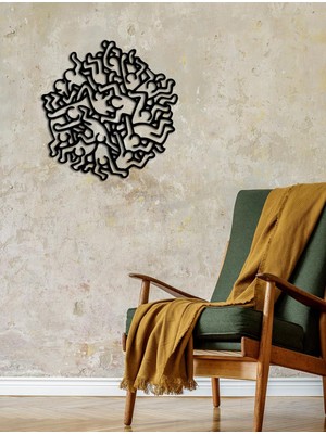 Gy Atelier Dekoratif Metal Duvar Dekoru
