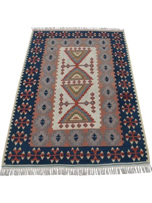 Gy Atelier Zehra Abla Halı Vintage El Dokuma Şaheser Pastel Balıkesir Yün Kilim 6349 Çok RENKLI-120 x 180