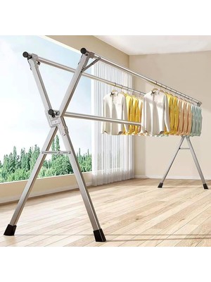 Gy Atelier Bu Katlanabilir Çamaşır Kurutma Askısı, Iç Mekan Için, Yerden Tasarruf Sağlayan, Paslanmaz Çelik, Kaymaz Tasarım, Rüzgar Geçirmez Kanca ve Çorap Klipsi