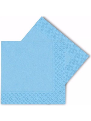 Gy Atelier Renkli Kağıt Peçete 20'li Mavi Renk 33X33