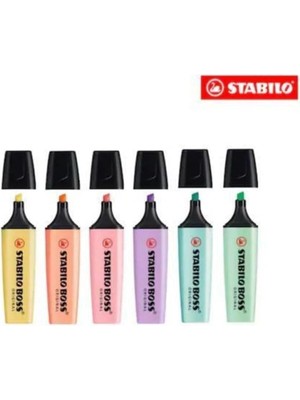 Gy Atelier Stabılo Boss Original Pastel Renkler 6'li Set