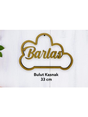 Gy Atelier Makrome Için Ham Kasnak Ahşap Kapı Süsü Isimlik Yenidoğan Hediyelik Mdf (32 Cm)