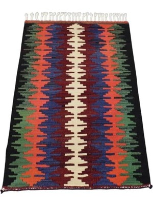 Gy Atelier Zehra Abla Halı El Dokuma Otantik Seçkin Şal Model Afyon Emirdağ Yün Kilim Çok Renkli-70 x 120