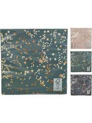 Gy Atelier Kağıt Peçete 33X33CM 16 Adet 3 Desen, 5003097271
