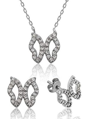Gy Atelier 925 Ayar Gümüş Kelebek Set