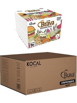 Gy Atelier Koçal V Katlama Masaüstü Tek Çek Çek Kağıt Dispenser Peçete - 2 Kat - 200 Adetlik 18 Paket - Koli