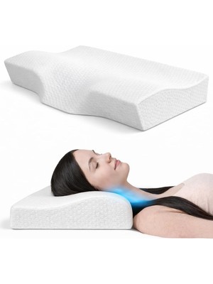 Gy Atelier Ortopedik Boyun Yastığı | Boyun Ağrısı Için Ergonomik Uyku Yastığı Boyun Düzleşmesi Yastığı