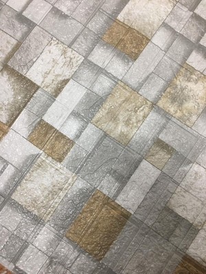 Gy Atelier 70X38CM (0,26M2) Ofis Salon Oda Antre Mutfak 3D Kendinden Yapışkanlı Duvar Kağıdı Paneli NW130
