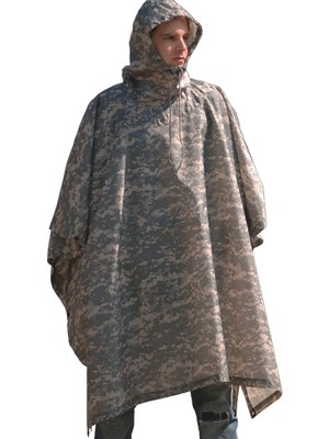 Gy Atelier Army Rıp Stop Yağmurluk