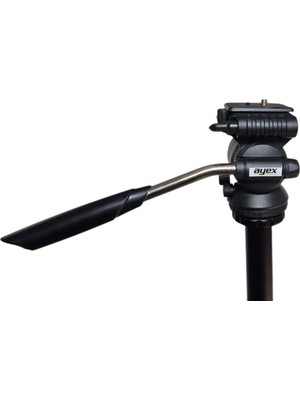 Tr KH-2028 Tripod Video Kafa, Pan Tilt Head, 360° Dönebilen, Hızlı Bağlantı Plakalı, Metal Ko