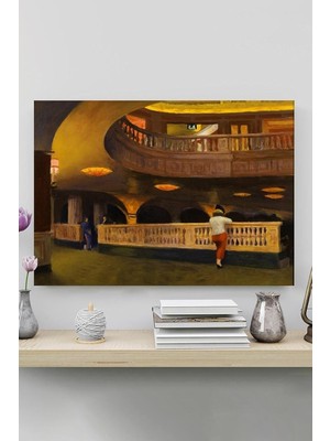Gy Atelier The Sheridan Theatre - Edward Hopper Sanatsal Poster 30 x 40