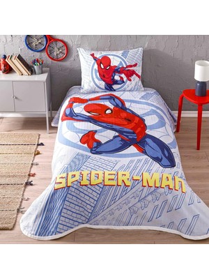 Gy Atelier Taç Lisanslı Pamuk Spiderman Justice Pike Takımı Çok Renkli Tek Kişilik