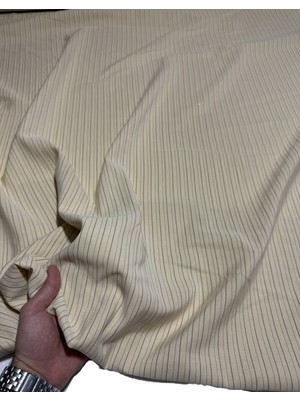 Tencel Cupro Çizgili Kumaş En 140 cm Yumuşak ve Dökümlü