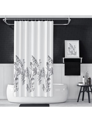 Tr Zethome Banyo Duş Perdesi 3389 Tek Kanat 1X180X200