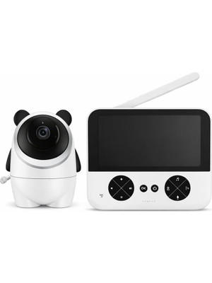 Gy Atelier 720P Akıllı Bebek Kamerası – 4.3”/5.0” Ekranlı, 3000MAH Şarjlı, Hd Gece Görüşü, 4x Zoom, Sesli Interkom, Lullaby Fonksiyonlu, Uzaktan Kontrollü Baby Monitor