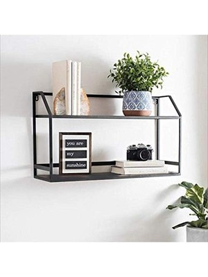 Gy Atelier Wess Dizayn Metal Duvar Rafı Dekoratif Terek WD-220