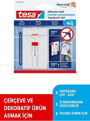 Gy Atelier Iz Bırakmadan Sökülebilir Yapışkanlı Askı 77767