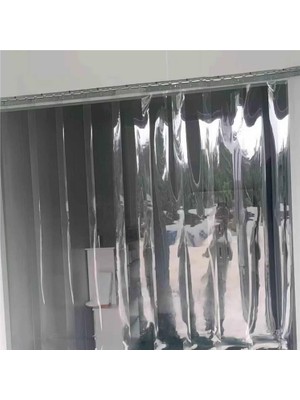 Tr Pvc Şerit Perde, Banyo, Mutfak, Dondurucu ve Klima Için 1,8 mm Kalınlık Pvc Şeffaf Kapı Kor