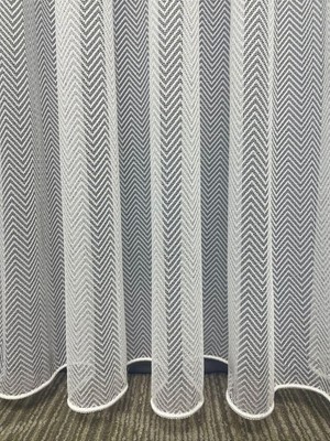 Gy Atelier Cortibo Kelebek Örme Desen Tül Perde (Pilesiz), 150 x 200