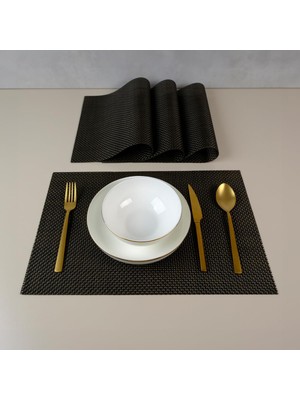 Gy Atelier Maxstyle Orion Coffee 4 Parça Amerikan Servis 30X45 cm