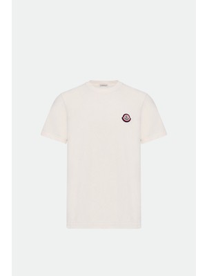 Moncler Red Logolu Pamuklu Jersey Tişört L20918C0004589B8Y999