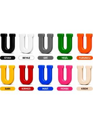 Qtop Dekoratif  -U- Harfi 20 cm Q-1351