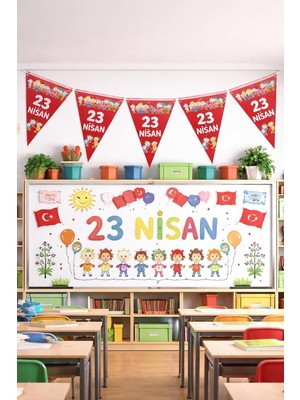 29 Ekim Süsleri 29 Ekim Hediyeleri 10 Lu Üçgen Flama