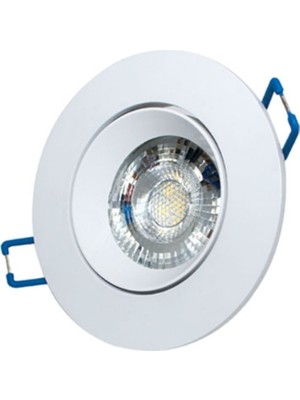 Cata Hareketli Sıva Altı Led Spot 8W Beyaz Işık Yönlendirilebilir İç Çap 7 cm Dış Çap 9 cm