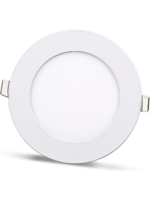 Noas Sıva Altı Slim Led Panel 6W Günışığı Yuvarlak İç Çap 10,5 cm Dış Çap 11,8 cm